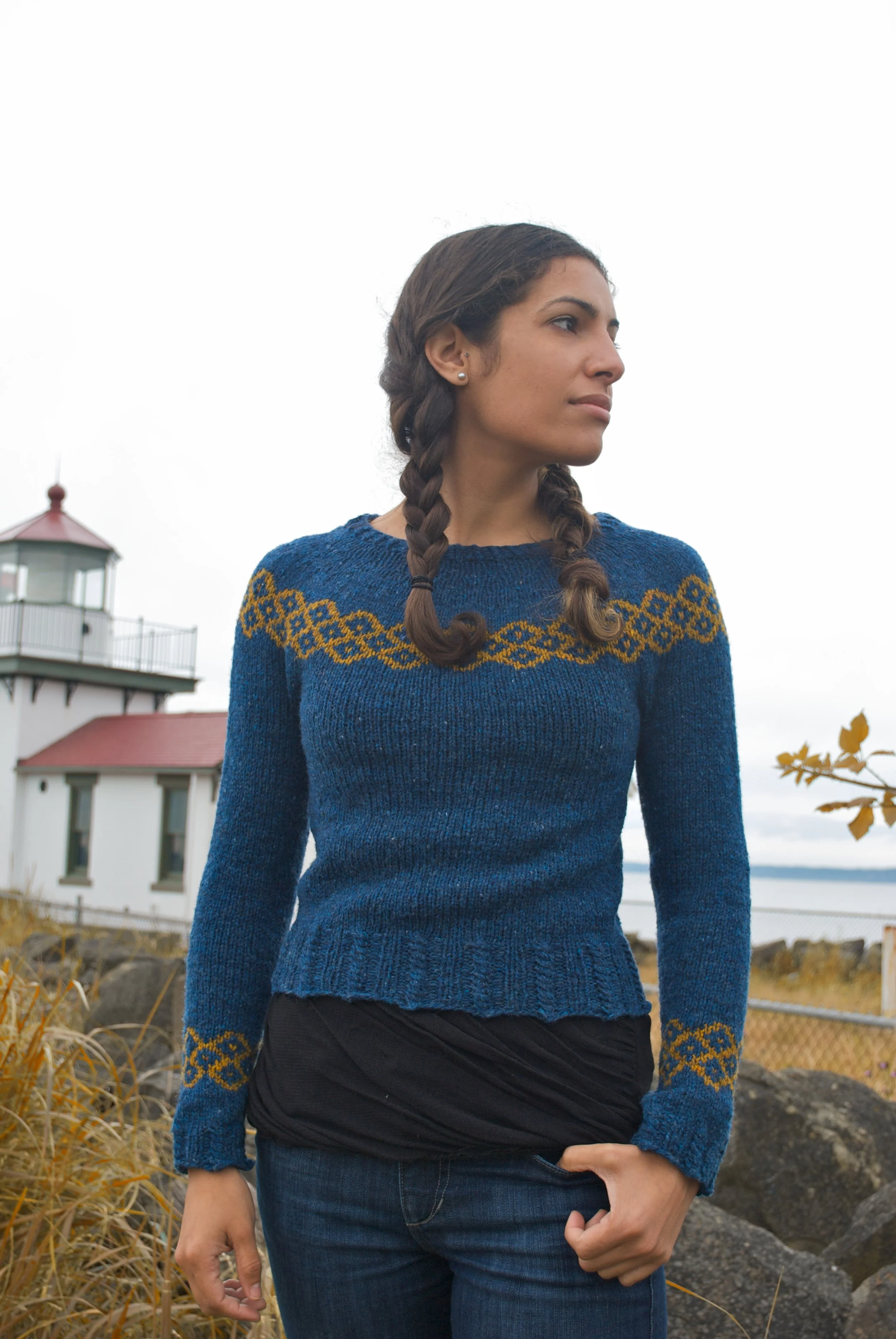 Amira Colourwork Yoke Pullover Knitting Pattern — Andrea Rangel